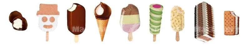 ice bar extruded ice cream sandwich cake ice cream